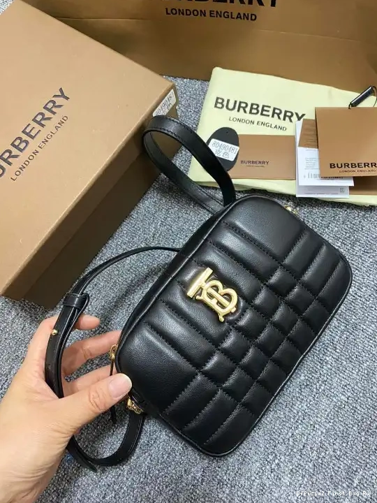 Official First Bag Ru Lola BURBERRY Bag MINI Camera 0523